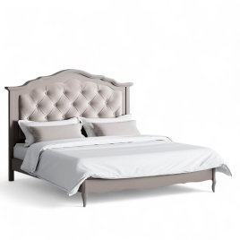 Кровать с мягким изголовьем 180*200