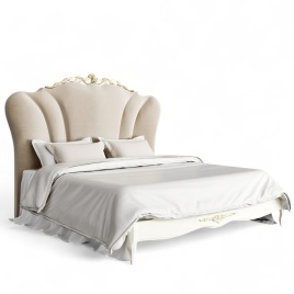 Кровать с мягким изголовьем 180*200