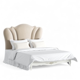 Кровать с мягким изголовьем 160*200