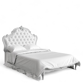 Кровать с мягким изголовьем 120*200