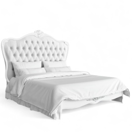 Кровать с мягким изголовьем 160*200