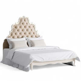 Кровать с мягким изголовьем 160*200