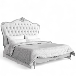 Кровать с мягким изголовьем 160*200