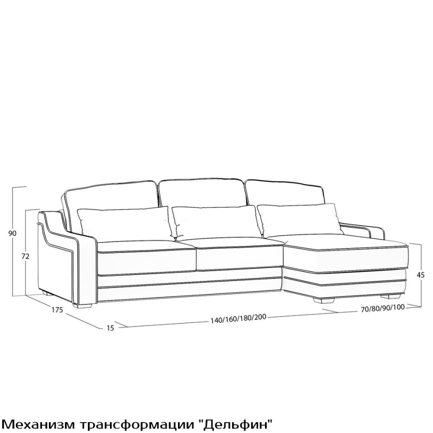 Диван Линеа (с механизмом) фото 9