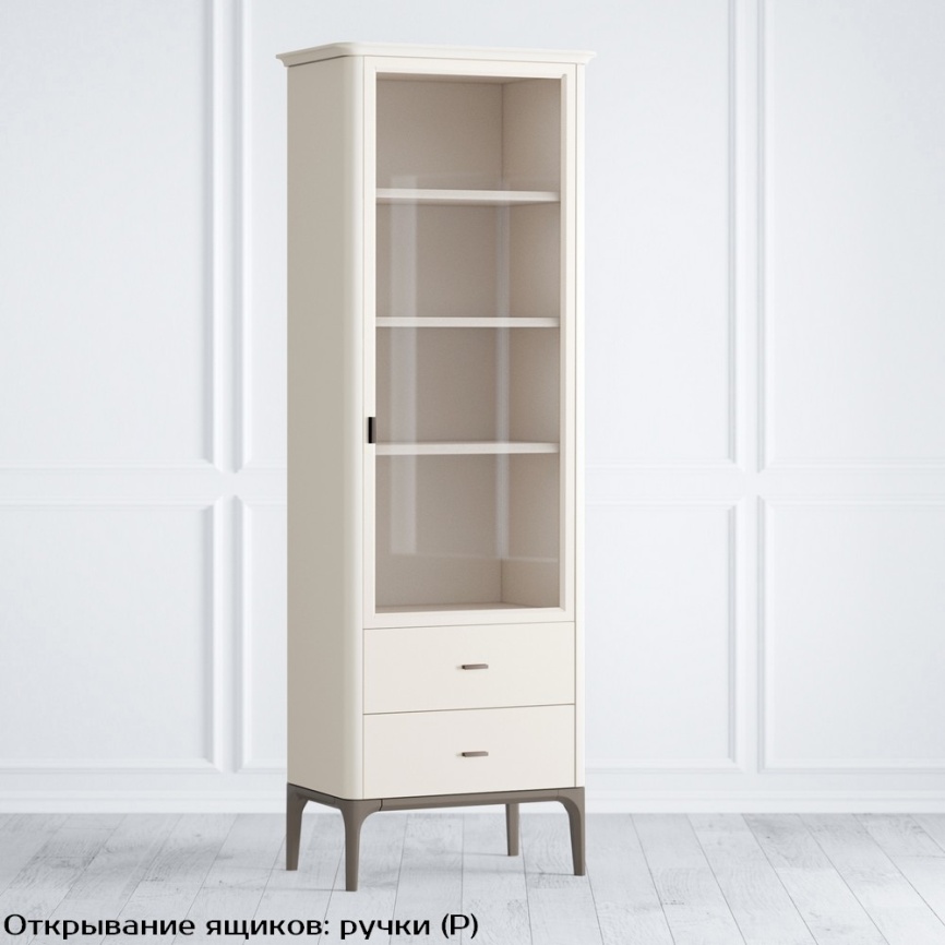Шкаф книжный малый 2 ящика R фото 2