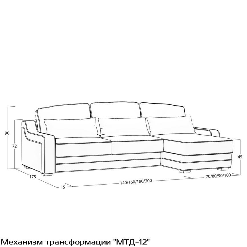 Диван Линеа (с механизмом) фото 8